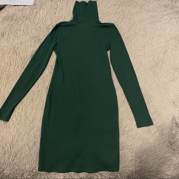 Dark Green WILD FABLE Turtle Neck Dress (Size M) - Picture 2 of 2